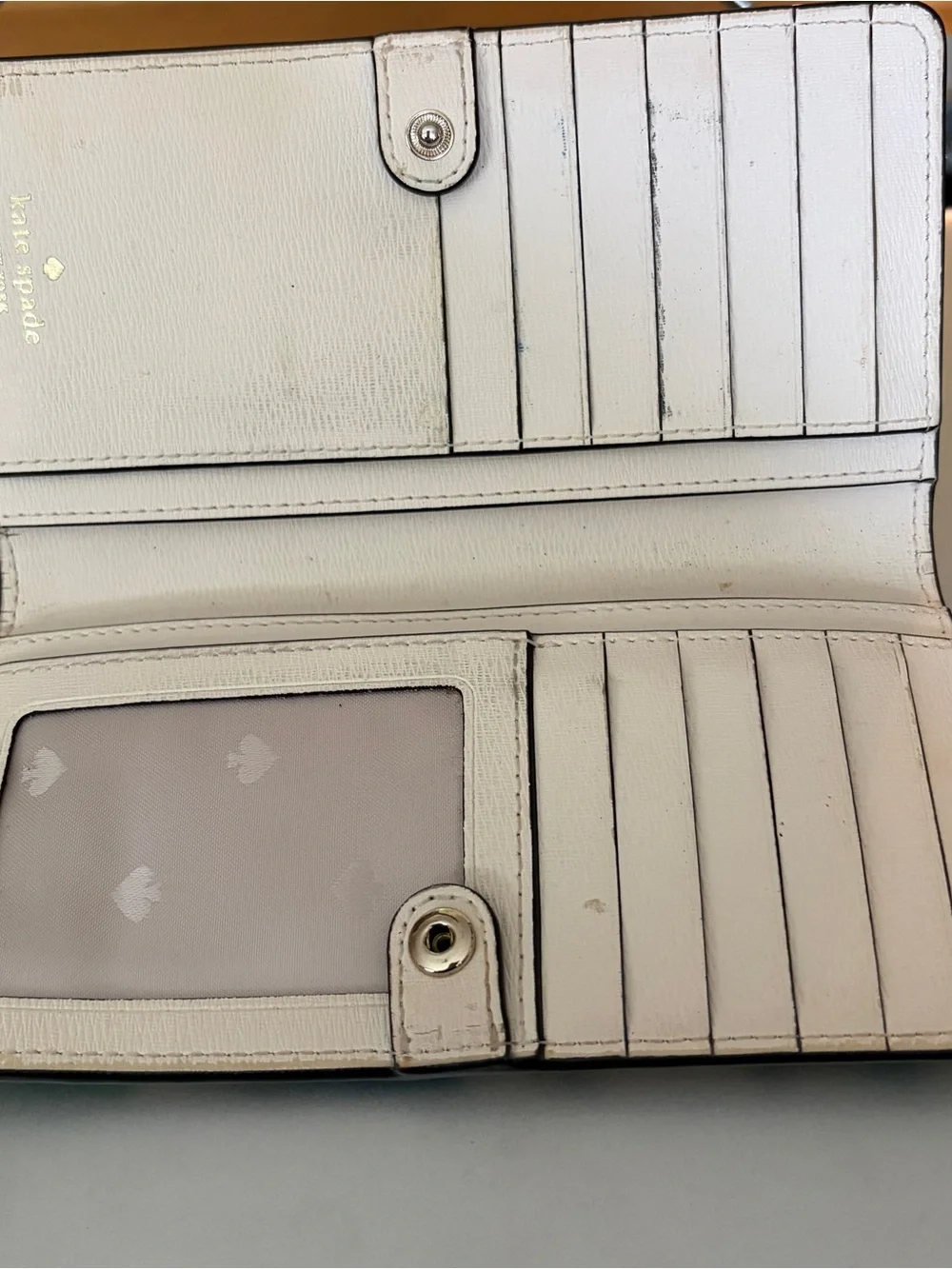 KATE SPADE Darcy Park Posies Large Slim Bifold Wallet